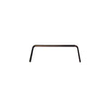 Holder Bar, U-Shaped, 16", White