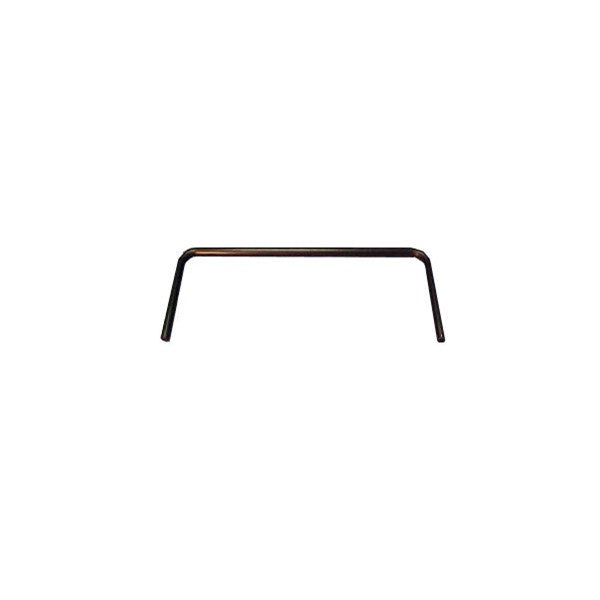 Holder Bar, U-Shaped, 16", White