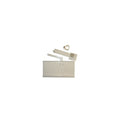 Monitor Support & Full Size Keyboard Tray, w/Dual 8" Pivot Arm, Vertical Post Mounted, White