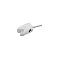 Holder, L/R, Auto HP, Molded, Normally Closed, White w/Sterling Tubing