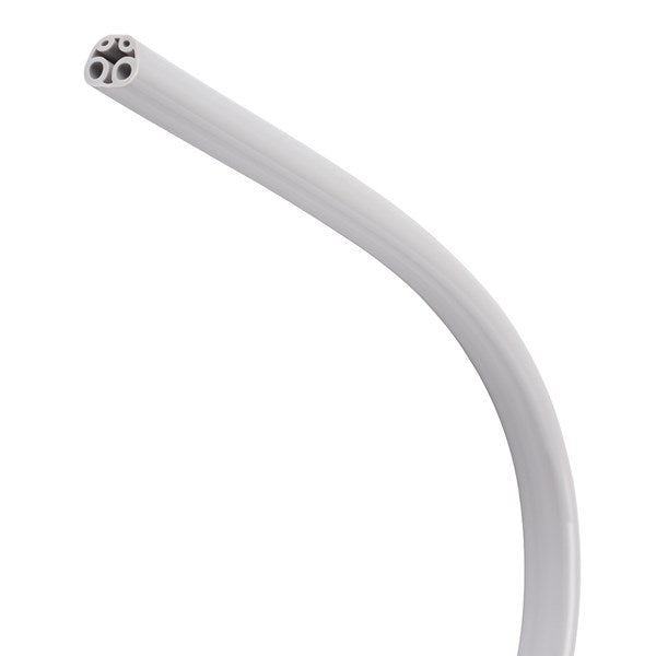 HP Tubing, 4 Hole, Asepsis Straight Gray; Roll of 100ft