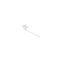 Holder Bar, Under Counter Swing Mount, White