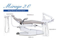 TPC Mirage 2.0 Swing Mount Operatory System with Steel Base