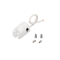 Holder, Electric Auto, Molded, Normally Closed, White