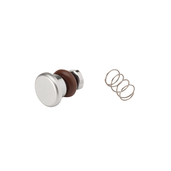 Syringe Button w/Spring, Valve Core, Autoclavable