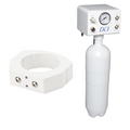 Asepsis Self-Contained Deluxe Single Water System w/2 Liter Bottle & 2" Clamp