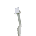 Monitor Support, Top Post Mounted, Gray
