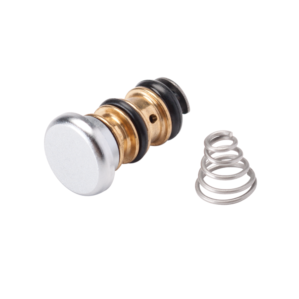 Syringe Button w/Spring, Quick Clean, Pkg of 10