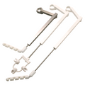 Telescoping Arm w/3 Position Holder, Gray
