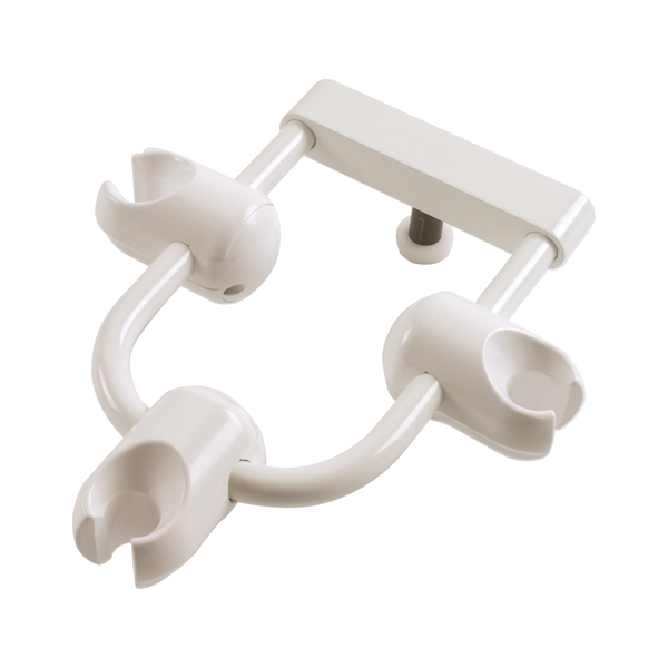 Horseshoe Holder Bar w/Standard Holders, Gray