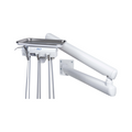 Alternative Arm Mounted 2 Wet w/Tray & White Flex Arm