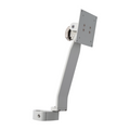 Monitor Support, Vertical Post Mounted, Gray