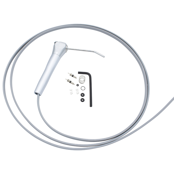 Syringe, Valve Core, Quick-Clean, w/Gray Straight Tubing