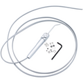 Syringe, Euro-Style, Quick Clean, w/Dark Surf Straight Tubing